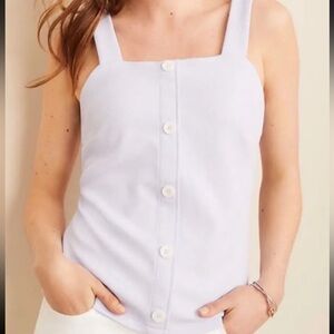 Ann Taylor Purple Pastel Textured tank top size XS